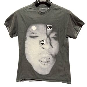 XXXTENTACION‎ Bad Vibes Forever Graphic T-Shirt Gray SM Question Mark